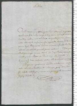 Sinal de José Pedro, criança exposta n.º 960 de 1794