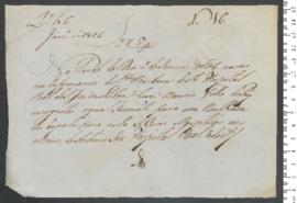 Sinal de António José, criança exposta n.º 16 de 1806