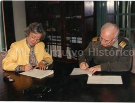 [Retrato de grupo no âmbito da assinatura do protocolo de cooperação entre a Misericórdia de Lisb...