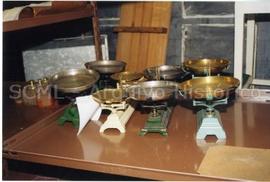 [Plano de quatro balanças da antiga Farmácia Central]