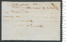 Sinal de Hermenegildo Ventura, criança exposta n.º 16 de 1826