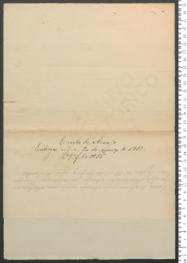 Processo de entrega de Ernesto de Araújo, criança desamparada n.º 3 de 1912