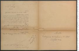 Processo de entrega de Marta, criança exposta n.º 238 de 1902