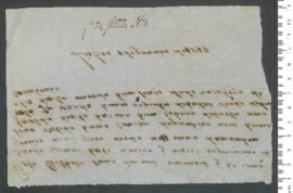 Sinal de Manuel, criança exposta n.º 3 de 1819