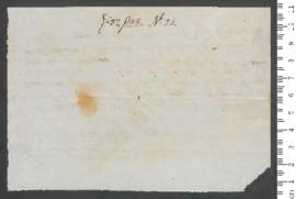 Sinal de Gertrudes Emília, criança exposta n.º 21 de 1830