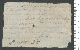 Sinal de Silvéria, criança exposta n.º 3 de 1813