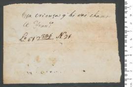 Sinal de Francisco, criança exposta n.º 21 de 1813