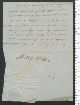 Processo de entrega de Alfredo, criança exposta n.º 382 de 1854