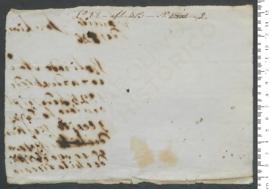 Sinal de José Lino, criança exposta n.º 2 de 1826