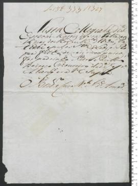 Sinal de Roque, criança exposta n.º 327 de 1790