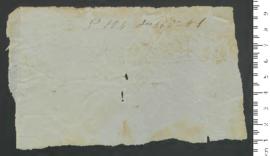 Sinal de Andresa, criança exposta n.º 1 de 1848