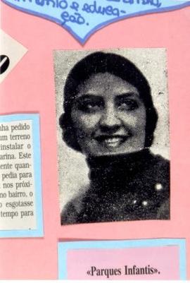 [Plano de pormenor de um placard expositivo sobre os direitos da criança]