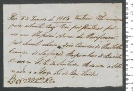 Sinal de Ana da Purificação, criança exposta n.º 30 de 1813