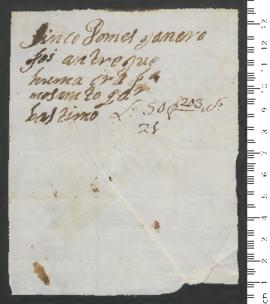 Sinal de [Ana], criança exposta n.º 21 de 1808