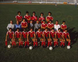 [Retrato oficial da Seleção Portuguesa de Futebol no Estádio do Restelo]