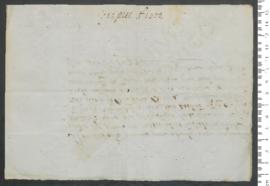 Sinal de José de Sousa, criança exposta n.º 1399 de 1829