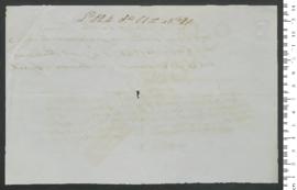 Sinal de Guilherme Augusto, criança exposta n.º 21 de 1848
