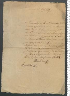 Sinal de Carolina, criança exposta n.º 9 de 1813