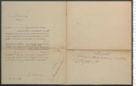 Processo de entrega de Aniceto, criança exposta n.º 216 de 1895