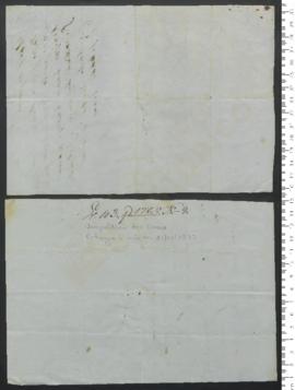 Processo de entrega de Leopoldina das Dores e Soledade, criança exposta n.º 9 de 1833