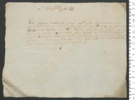 Sinal de Ana Efigénia de Jesus, criança exposta n.º 46 de 1809