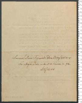 Processo de entrega de Laurival Mário Figueiredo das Dores, criança exposta, matriculada n.º 16 d...
