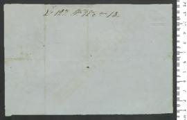Sinal de Maria Bárbara, criança exposta n.º 13 de 1850