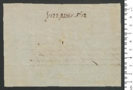 Sinal de António Joaquim, criança exposta n.º 19 de 1847