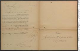 Processo de entrega de Pedro, criança exposta n.º 44 de 1901
