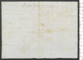 Sinal de Guilhermina Rosa de Jesus, criança exposta n.º 15 de 1858