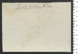 Sinal de Angelina Rosa, criança exposta n.º 24 de 1833