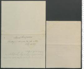 Processo de entrega de Manuel, criança exposta n.º 36 de 1909