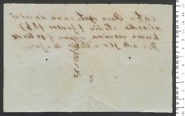 Sinal de Amélia de Jesus, criança exposta n.º 3 de 1846