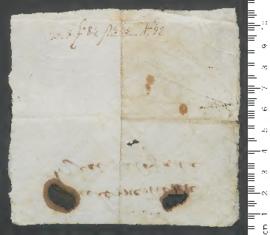 Sinal de Clementina, criança exposta n.º 22 de 1824