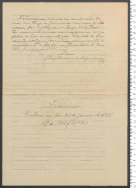 Sinal de Francisco, criança exposta n.º 8 de 1911