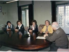 [Retrato de grupo no âmbito da assinatura do protocolo de cooperação entre a Misericórdia de Lisb...