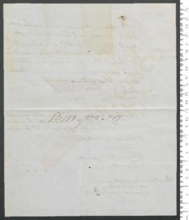 Sinal de Bernardina, criança exposta n.º 17 de 1858