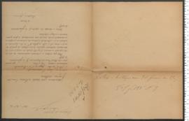 Processo de entrega de Lília, criança exposta n.º 12 de 1909