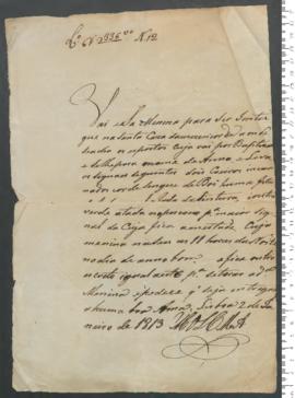 Sinal de Ana, criança exposta n.º 12 de 1813