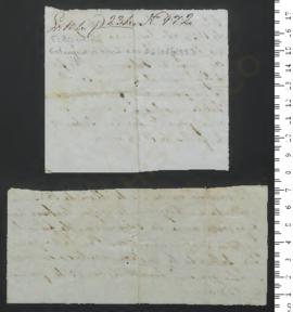 Processo de entrega de Felismina, criança exposta n.º 972 de 1833