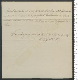 Processo de entrega de Gabriel dos Santos, criança exposta n.º 28 de 1919
