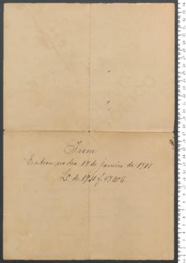 Sinal de Irene, criança exposta n.º 6 de 1911