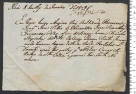 Sinal de Joaquim José, criança exposta n.º 40 de 1809