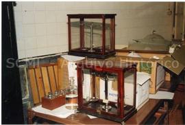 [Plano de balanças mecânicas de precisão da antiga Farmácia Central]