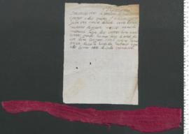 Sinal de Manuel, criança exposta n.º 120 de 1810