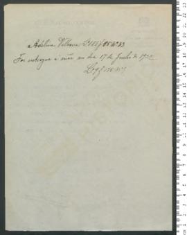 Processo de entrega de Adelina Vilhena, criança exposta, matriculada n.º 33 de 1922