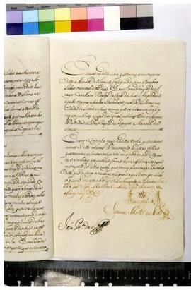 [Pormenor do fólio n.º 2 da certidão de uma verba do testamento de Violante do Canto]