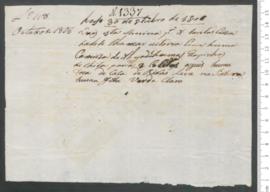 Sinal de Vitória, criança exposta n.º 1337 de 1806