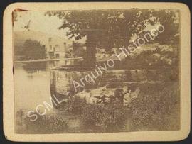[Vista parcial do lago dos Olhos de Água, em Marvão]