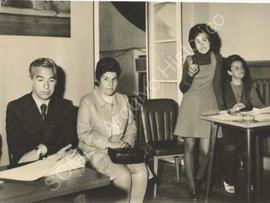 [Retrato de grupo no âmbito da visita da subsecretária de Estado da Segurança Social à Santa Casa...